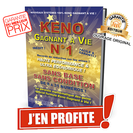 KENO GAGNANT A VIE N°1 - 13205 [Livre]