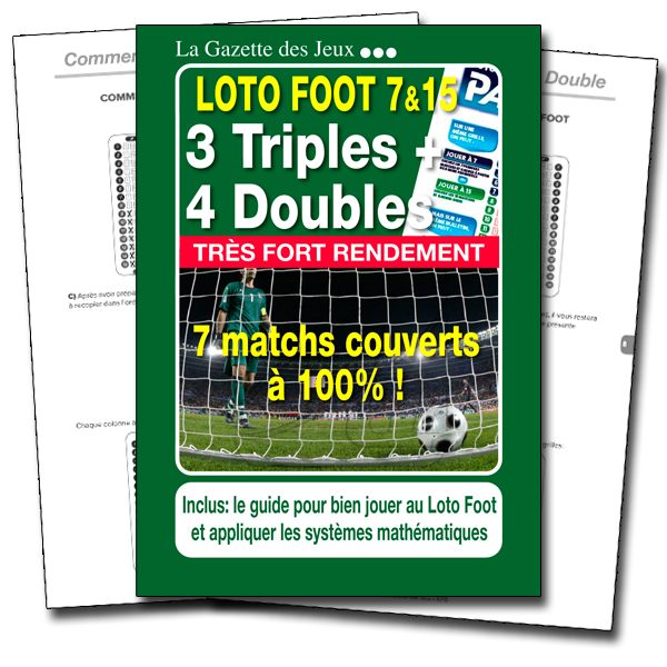 SYSTEME LOTO FOOT 3 TRIPLES 4 DOUBLES - LFEB5 [Ebook]